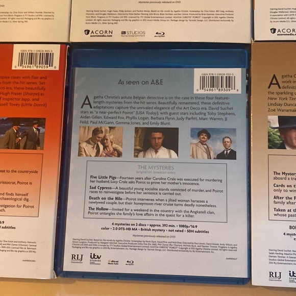 COPY - Agatha Christie's Poirot Blu-ray DVDs, PBS Series 9 - Picture 5 of 5